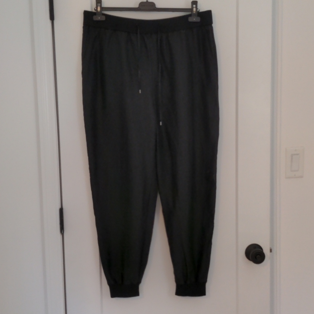 Eileen Fisher silk joggers